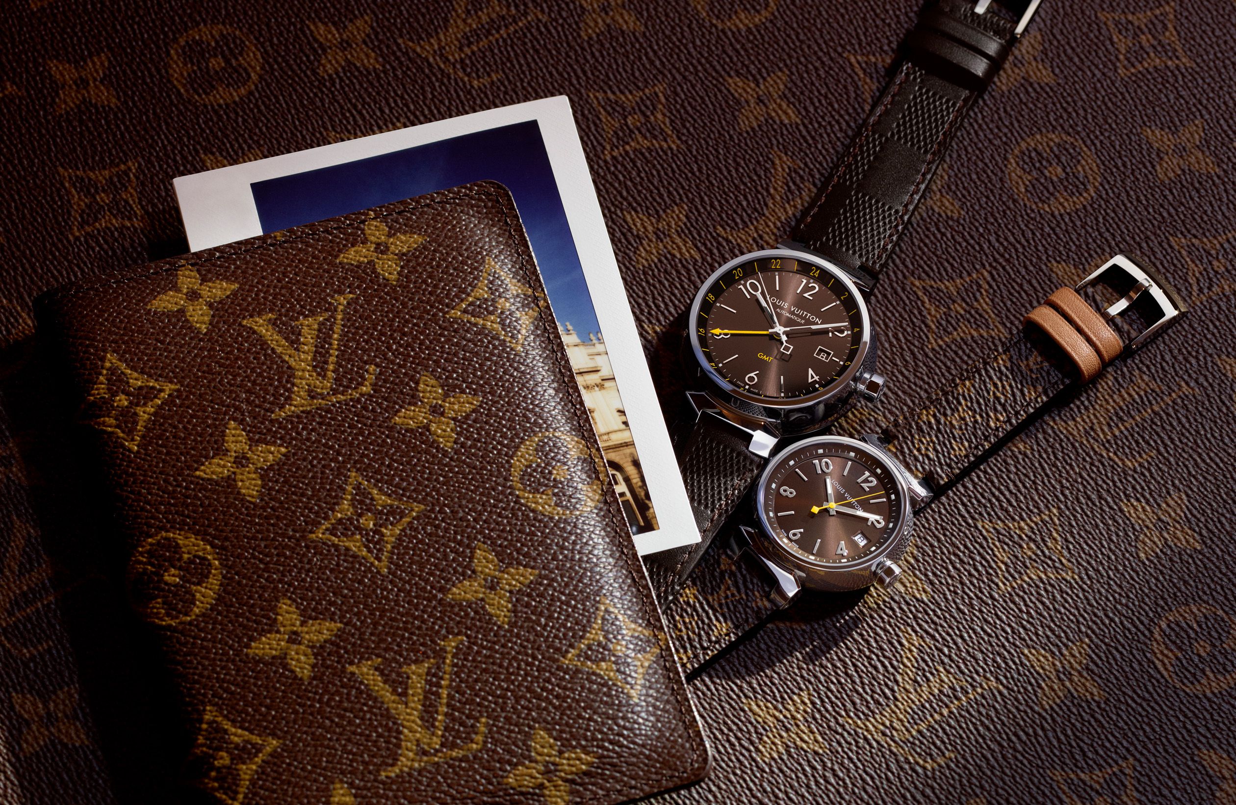 Panorama Whimsical Vintage Studio Photography of a Gorgeous Louis Vuitton ·  Creative Fabrica
